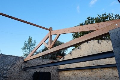 Ferme latine en douglas Ferme-douglas-Niort-Ecodemeure